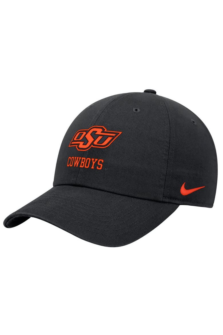 Men's Nike Black Oklahoma State Cowboys 2025 On-Field Club Adjustable Hat, Alternate, color, Black