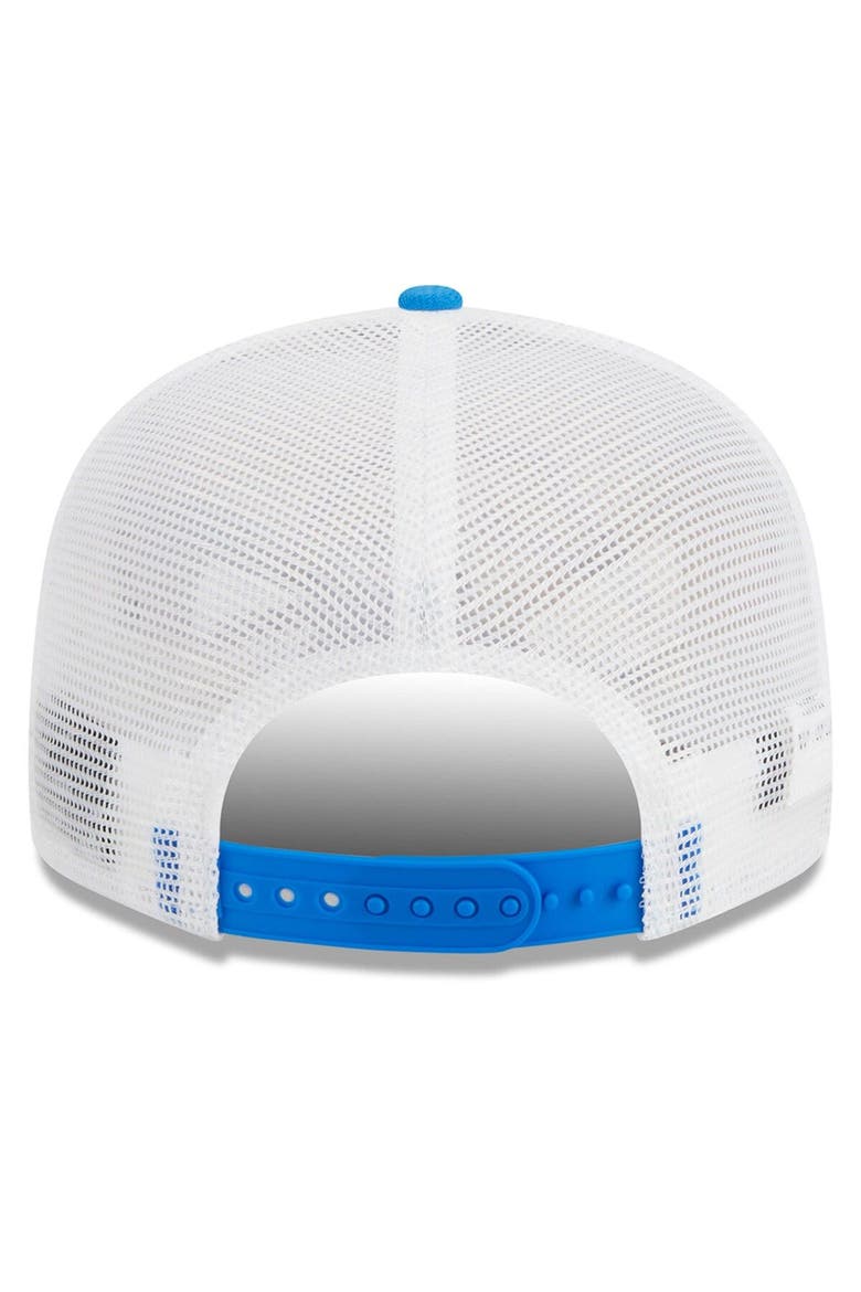 Men's New Era Powder Blue Los Angeles Chargers  Tear Trucker 9FIFTY Snapback Hat, Alternate, color, Powder Blue