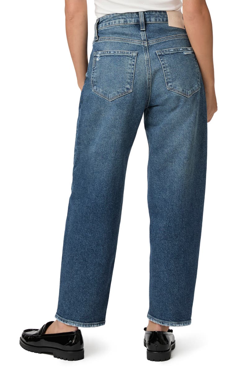 PAIGE Alexis High Waist Ankle Barrel Jeans, Alternate, color, Lovejoydis