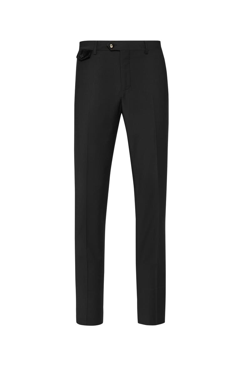 Classic Trousers Gold Men, Main, color, black