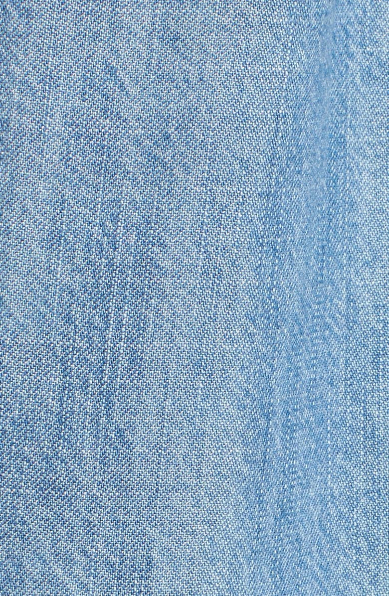 Caslon<sup>®</sup> Button Front Chambray Shirt, Alternate, color, 