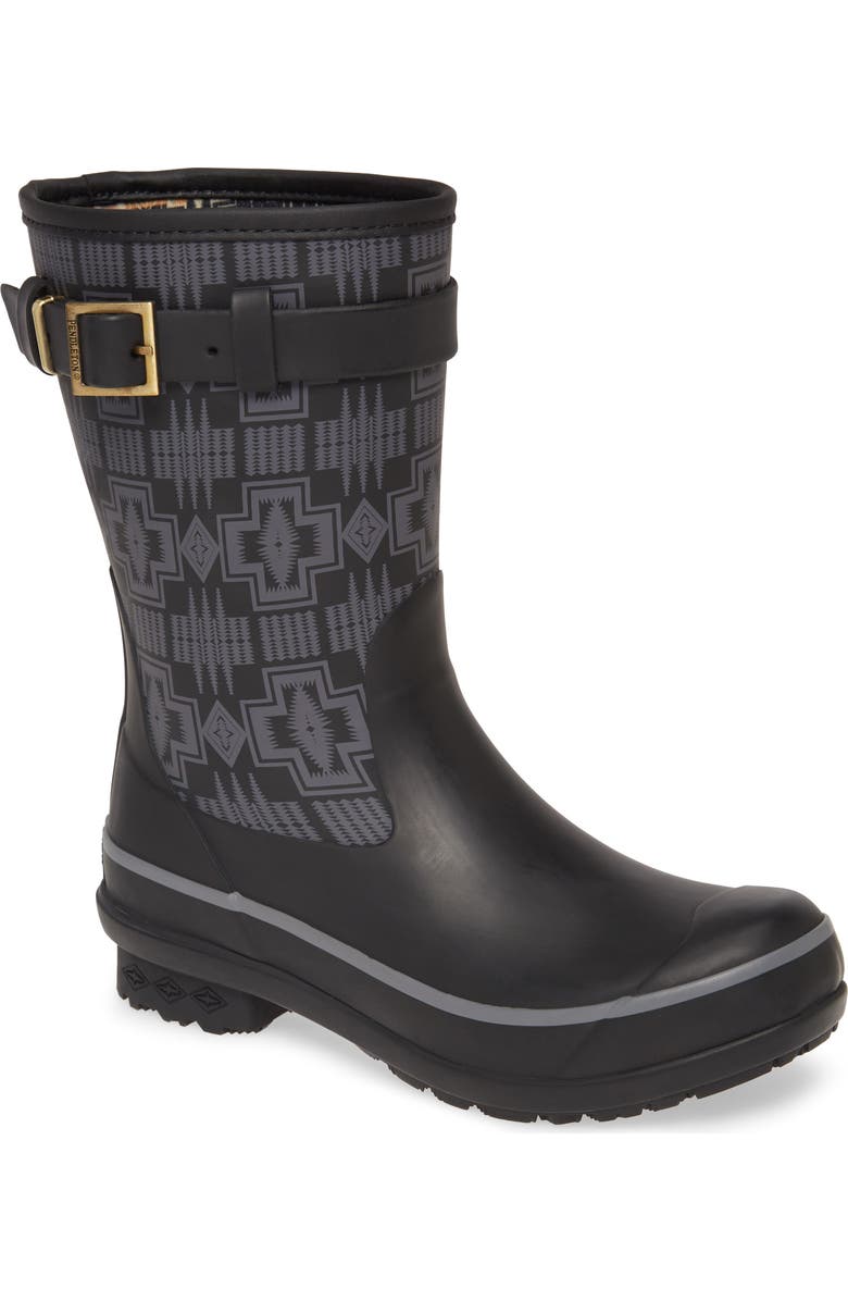 Pendleton Harding Waterproof Short Rain Boot, Main, color,