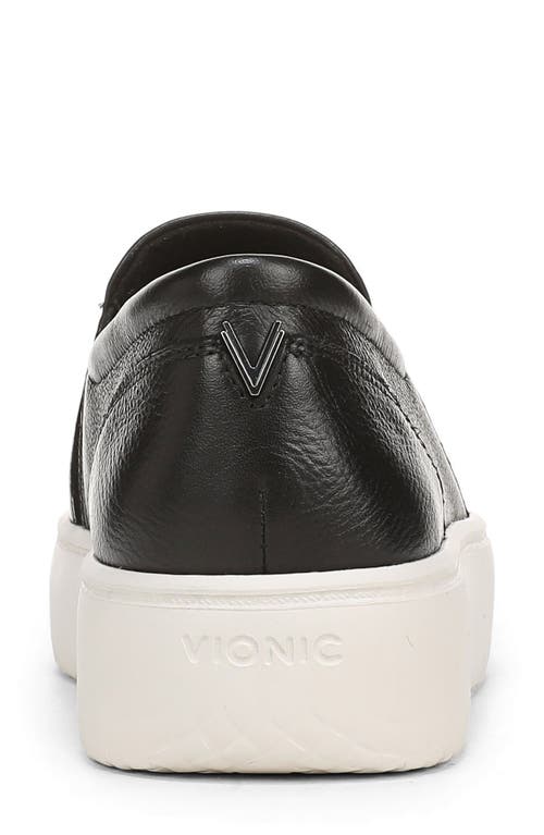 Vionic Ellen Slip-on Platform Sneaker In Black