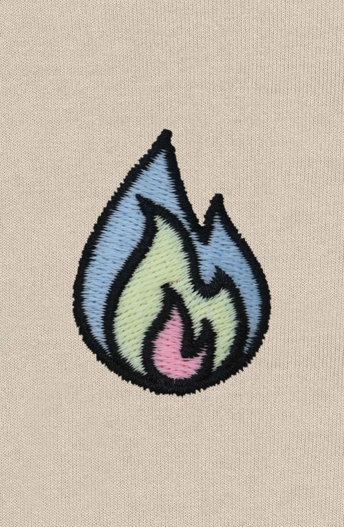 Dalix Fire Fleece Sweatshirt In Natural