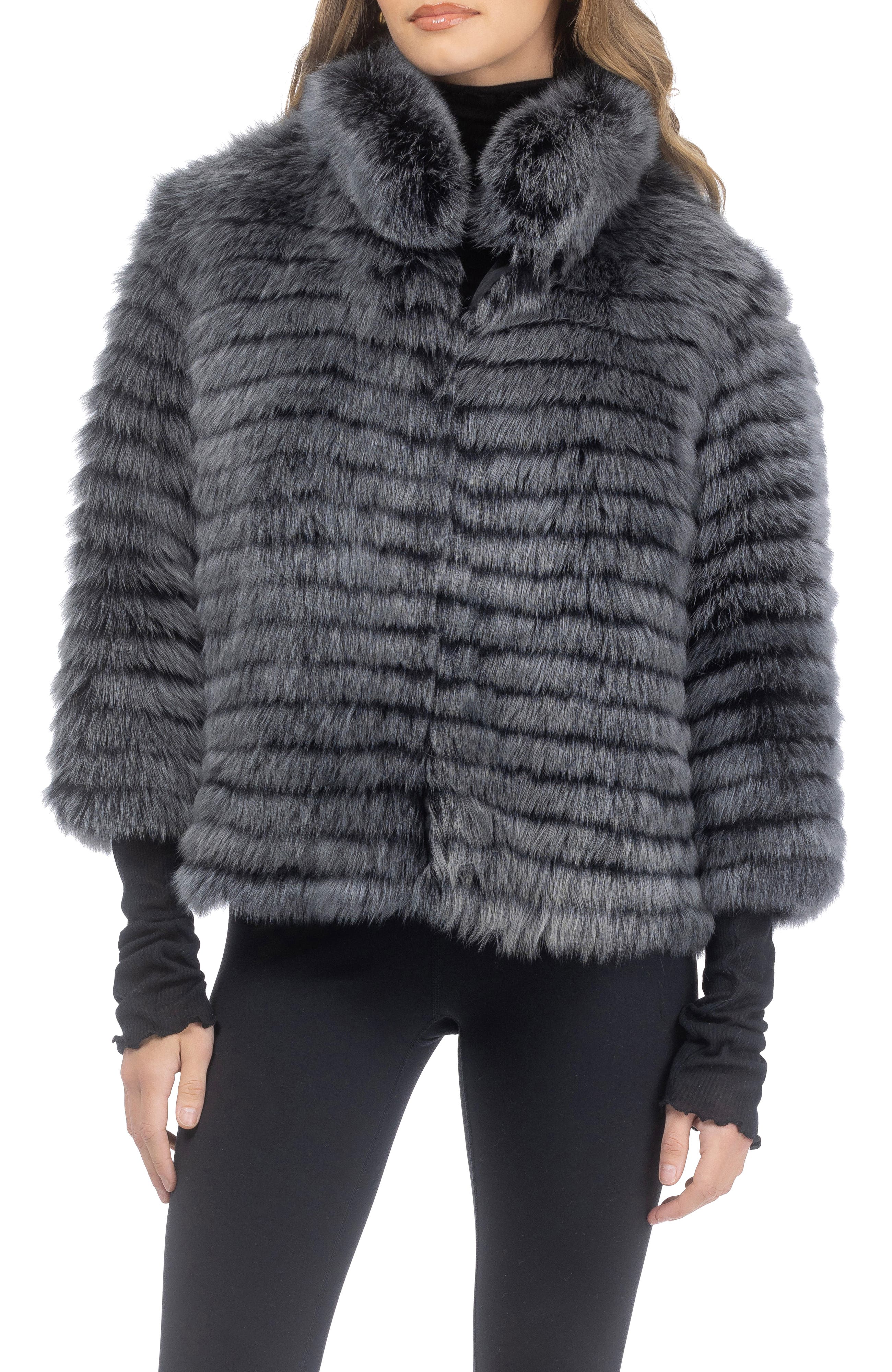 Genuine Shearling Layered Jacket