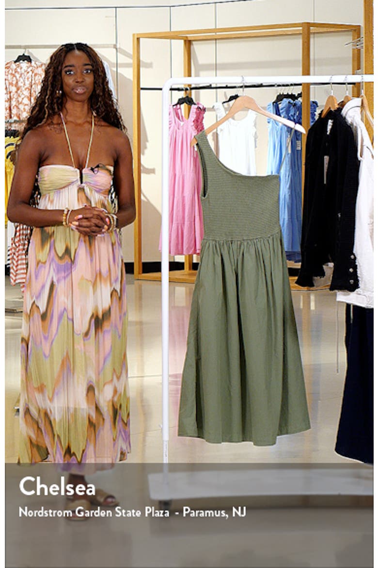 Connie One-Shoulder Fit & Flare Dress video