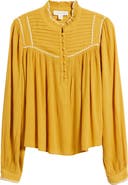 Treasure
Bond High Neck Embroidered Long Sleeve Top