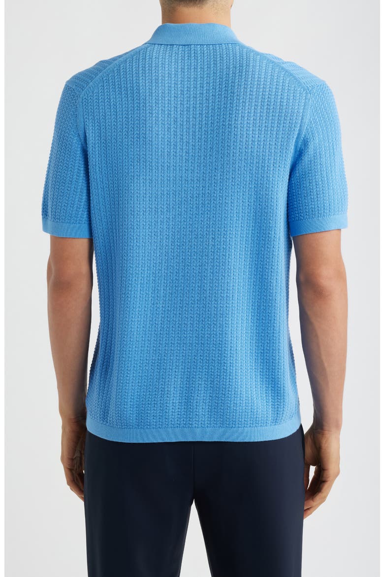 Tactile Cotton Polo, Alternate, color, CRISP BLUE - 2QK