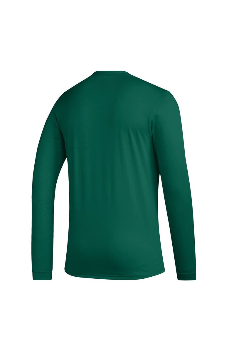 adidas Men's adidas Green Portland Timbers Club DNA Long Sleeve AEROREADY T-Shirt, Alternate, color, Green