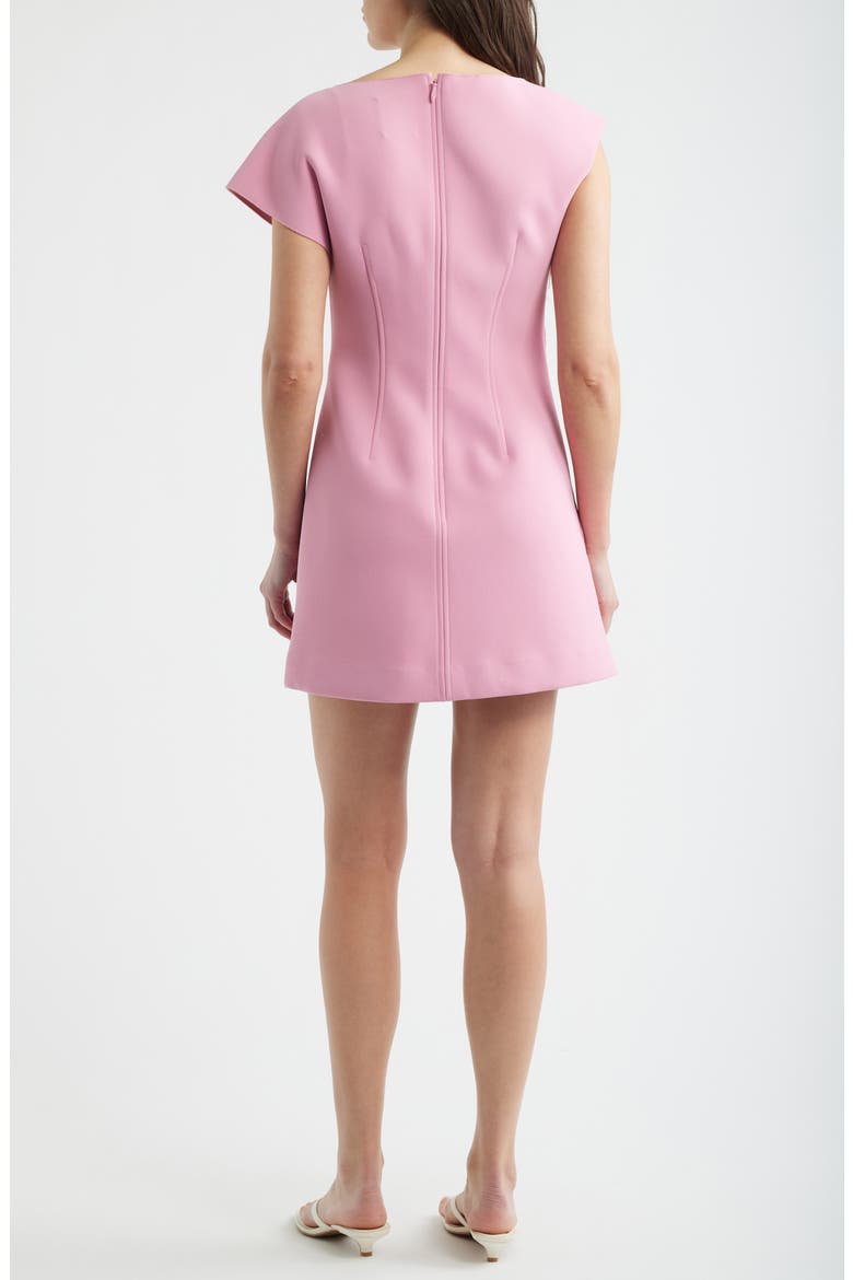 Fencott Crepe Minidress, Alternate, color, MUSK PINK