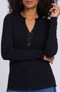 NYDJ Emery Rib Henley Top