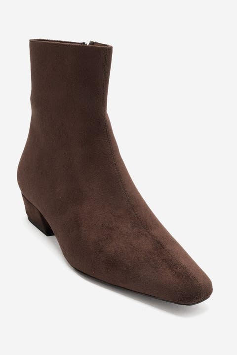Ashley Block Heel Ankle Boot