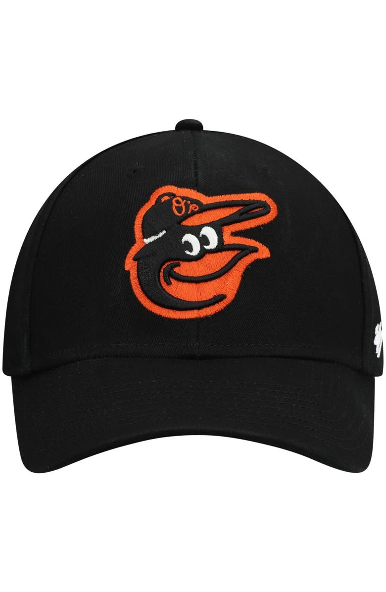'47 Men's '47 Black Baltimore Orioles Legend MVP Adjustable Hat, Alternate, color,
