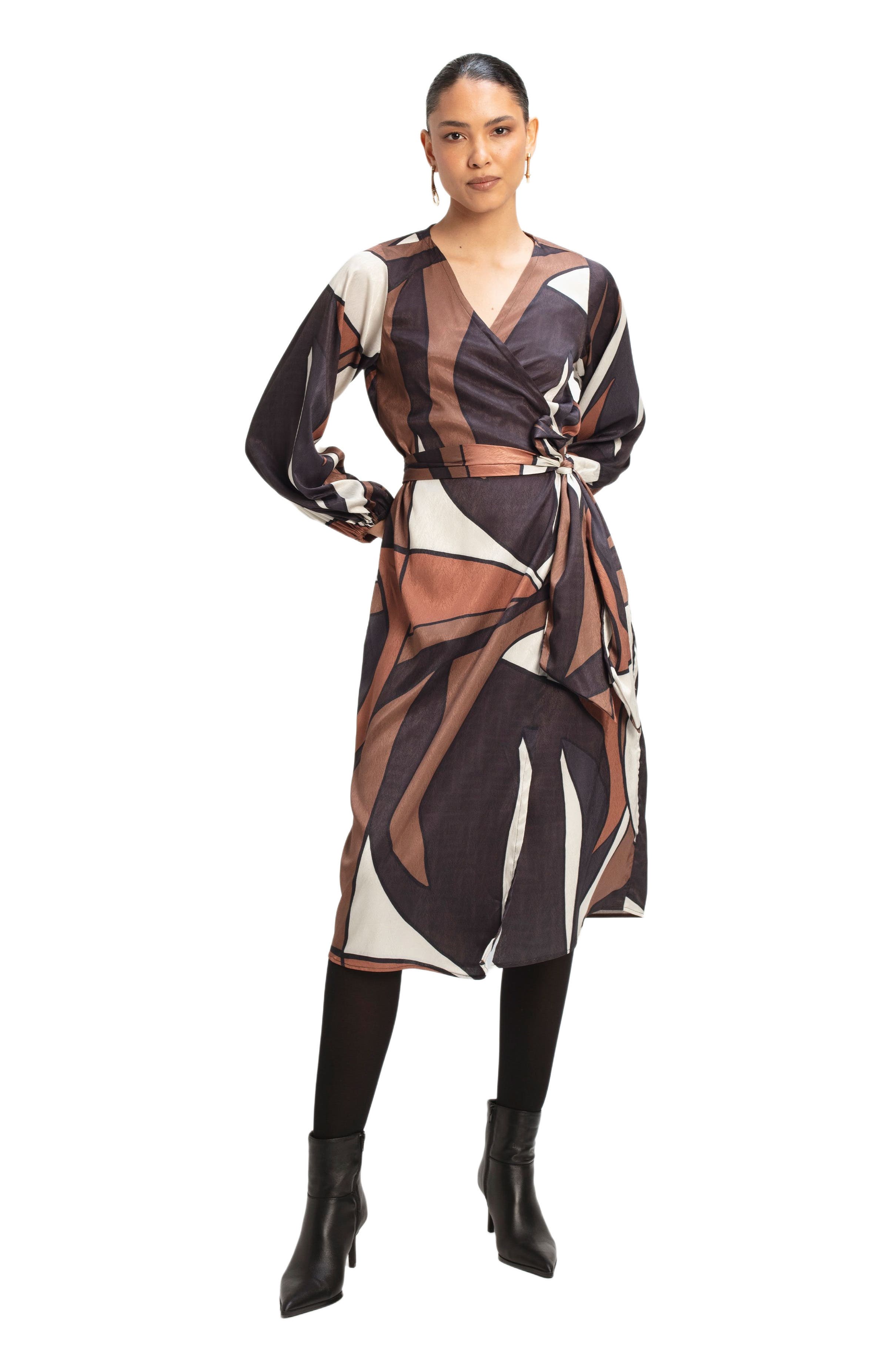 DIARRABLU Lala Dress in Chiado Rust 