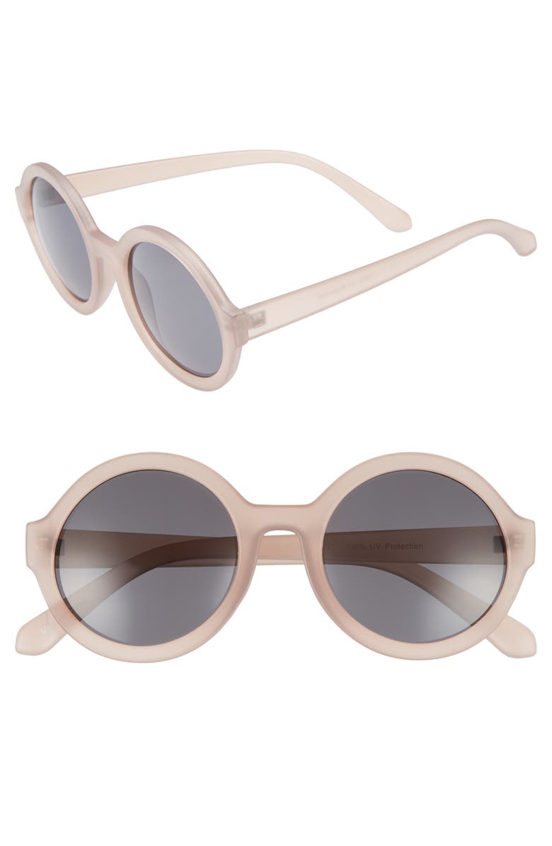 BP. 50mm Round Sunglasses, Main, color, 