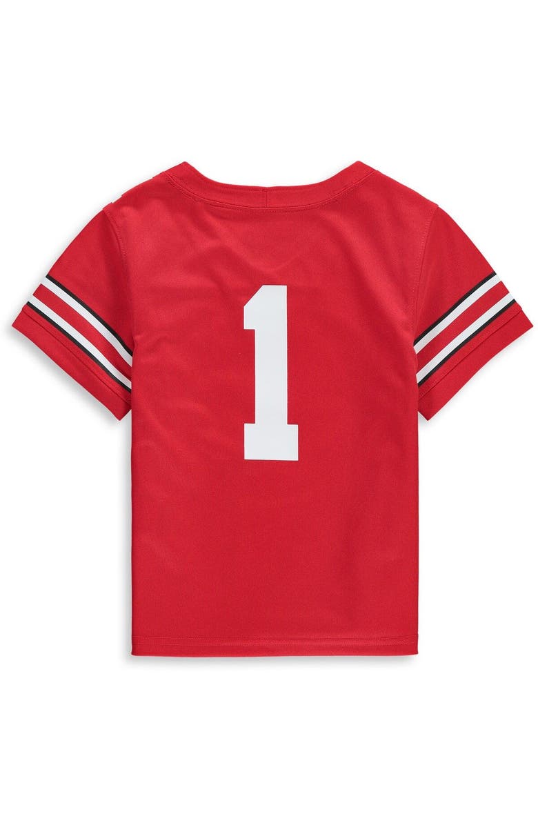 Nike Toddler Nike #1 Scarlet Ohio State Buckeyes Team Replica Football Jersey, Alternate, color, Scarlet