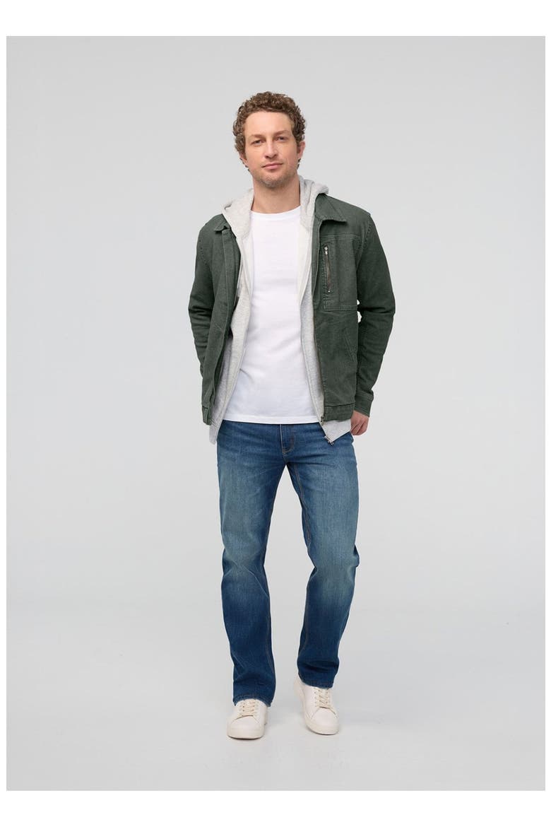 Stretch Canvas Utility Jacket, Alternate, color, Black-Spruce