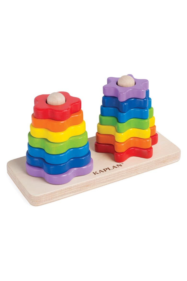 Wooden Flower Twist Sorter, Main, color, Multicolor