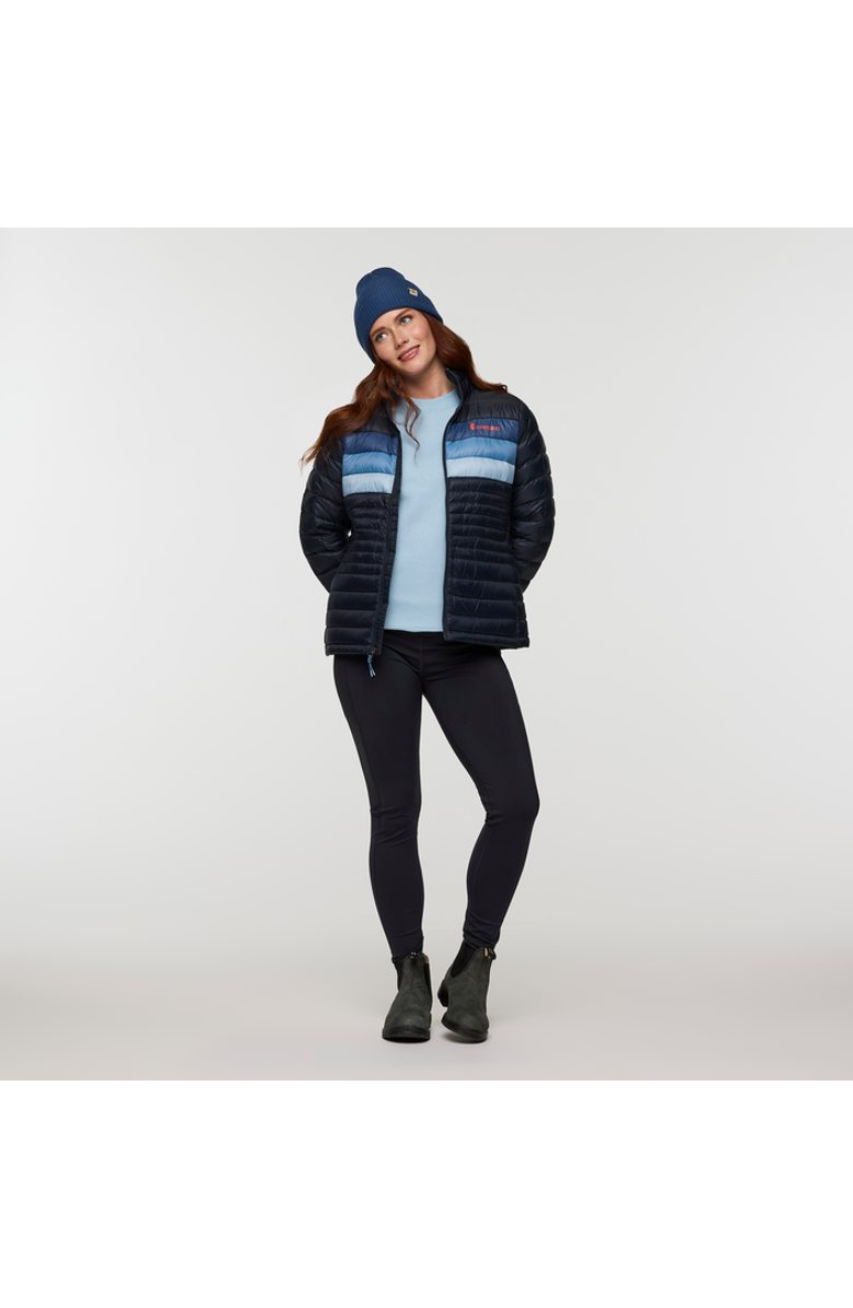 Cotopaxi Fuego Down Jacket - Women's, Alternate, color, Carbon Stripes