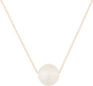 SPLENDID PEARLS 14K Rose Gold 10-11mm Freshwater Pearl Pendant Necklace