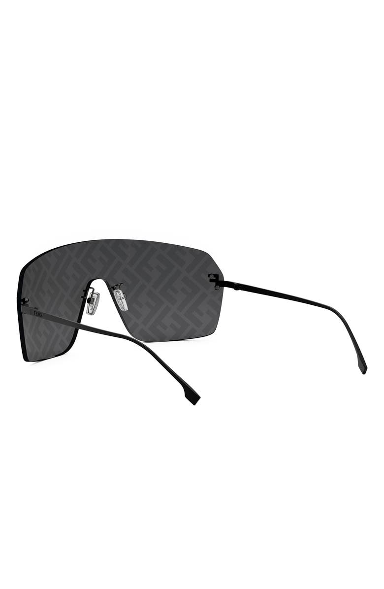 Fendi 'Fendi First Rectangular 139mm Shield Sunglasses, Alternate, color,