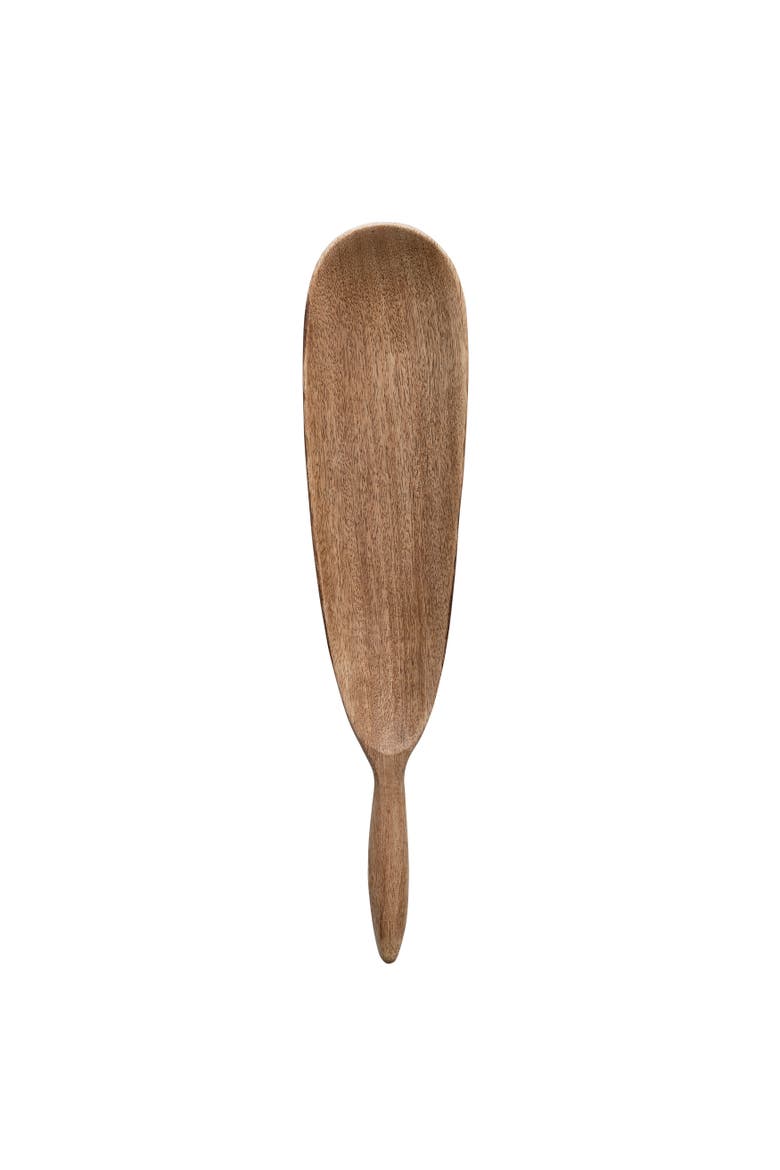 Modern Wood Serving Tray with Handle, Main, color, Natural