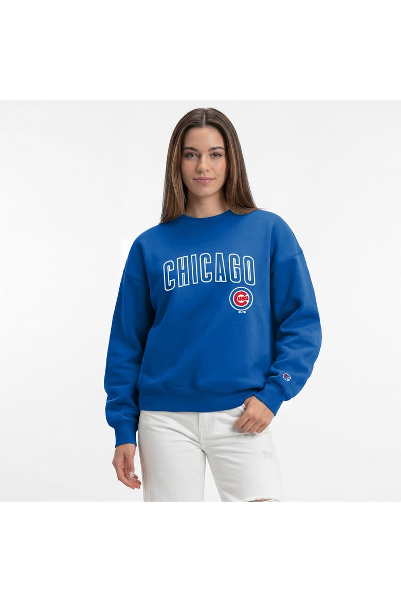 Women's Champion  Royal Chicago Cubs All-Star Sweatshirt, Main, color, Royal