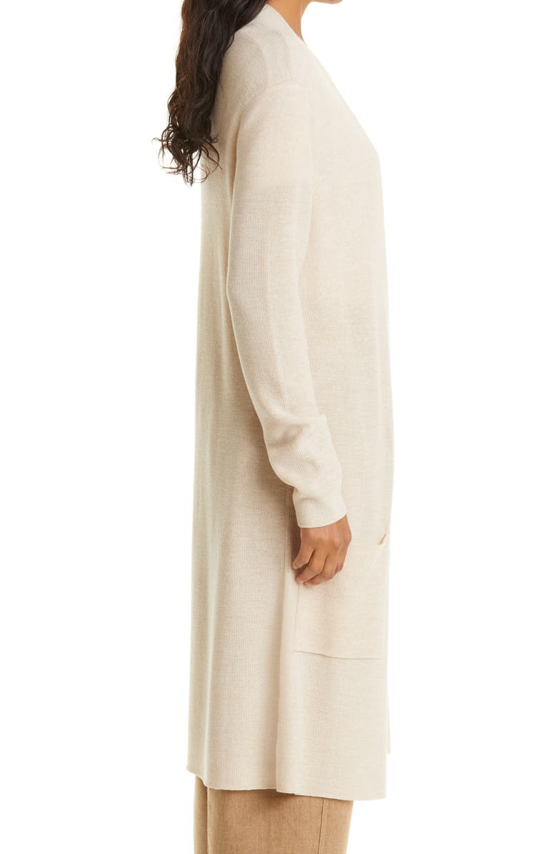 Eileen Fisher Open Front Long Cardigan, Alternate, color,