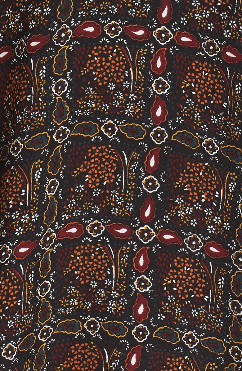 A.L.C. 'Hayley' Tiered Print Silk Dress, Alternate, color, 