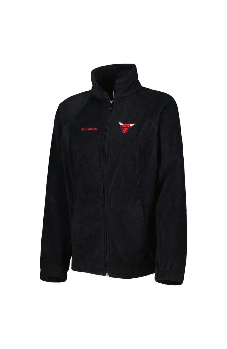 Columbia Women's Columbia Black Chicago Bulls Benton Springs Raglan Full-Zip Jacket, Alternate, color, Black