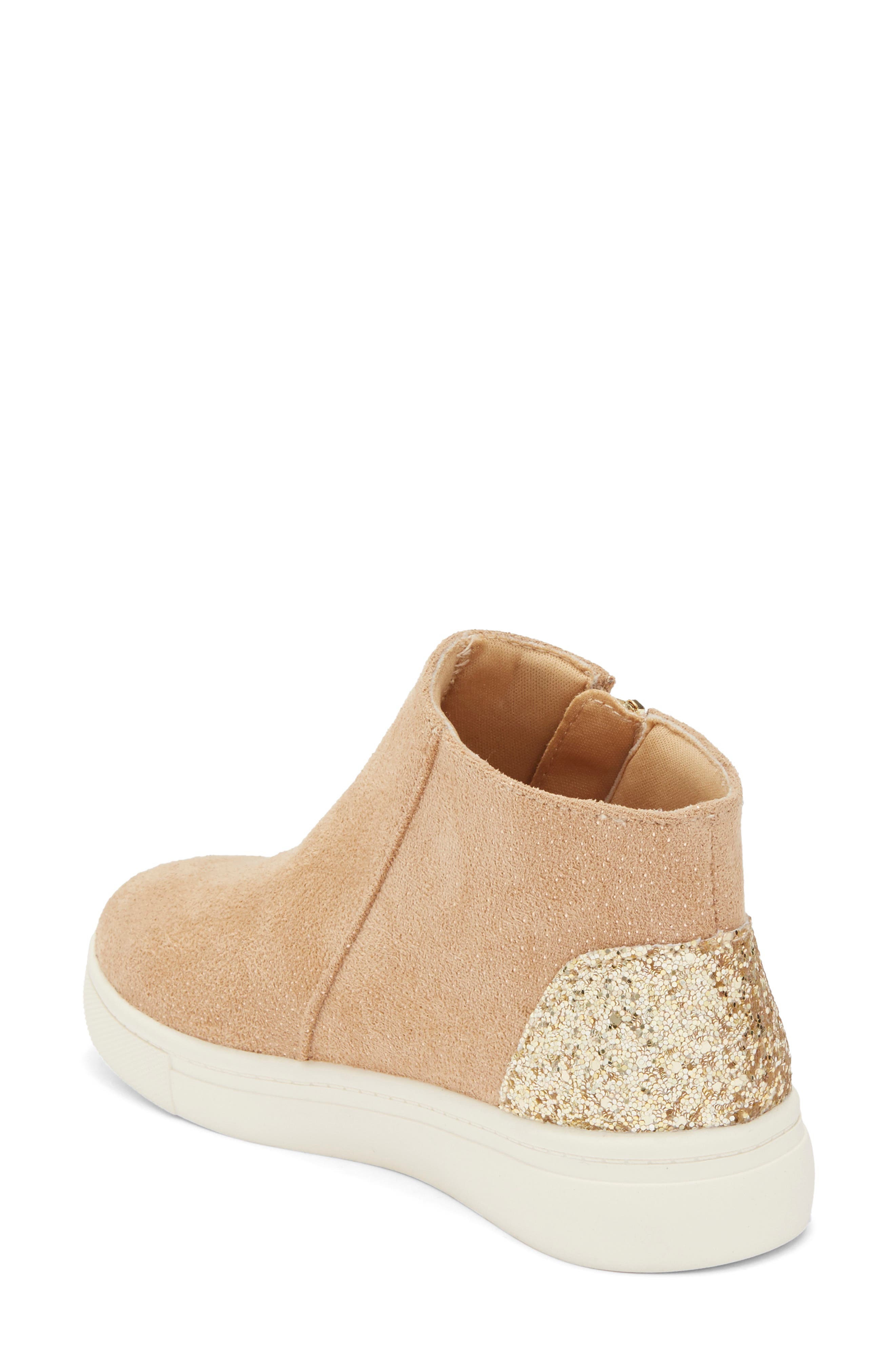 Kids' Mayci High Top Sneaker, Alternate, color, SAND