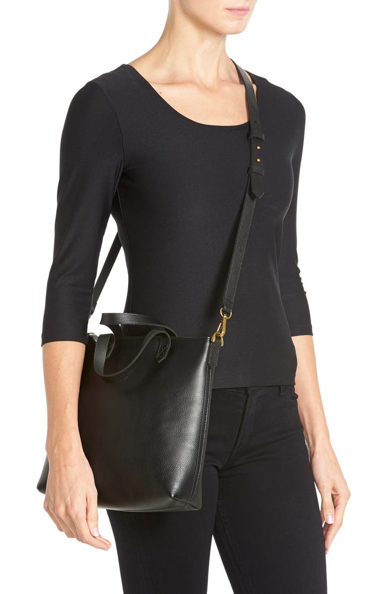 Madewell The Transport Leather Crossbody Bag, Alternate, color,