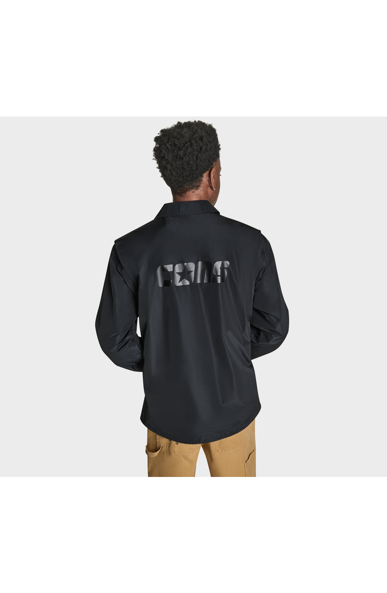 Converse CONS Andover Skate Button Up Jacket, Alternate, color, Converse Black