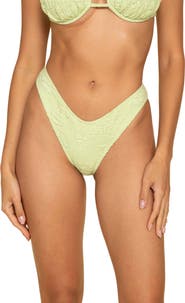 MONTCE Added Coverage Lulu Jacquard Bikini Bottoms