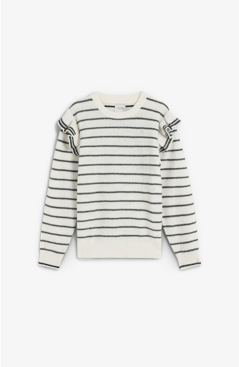 Scalpers Parisian Tricot Girls, Main, color, Blackstripes