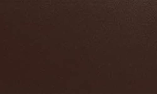 Shop Mansur Gavriel Gaia Leather Shoulder Bag In Chocolate/warm Grey
