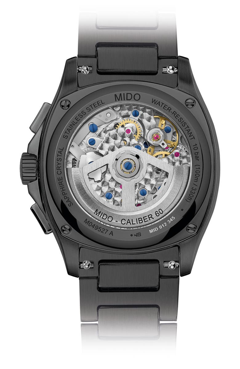 MIDO Multifort TV Big Date Automatic Watch, 41.2mm x 42mm, Alternate, color, Black