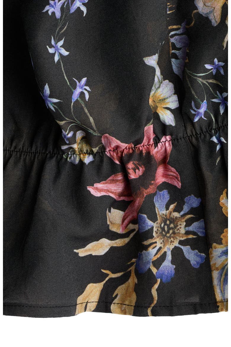 Viscose-blend Halterneck Top, Alternate, color, Black/floral