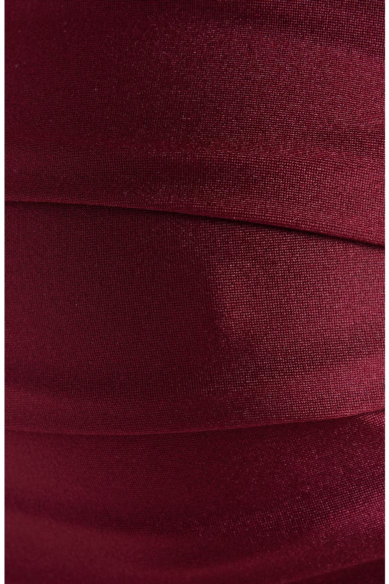 Strapless O-Ring Bikini Top, Alternate, color, SANGRIA