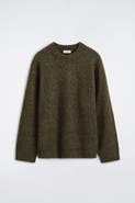 COS Oversized Alpaca-Blend Crew-Neck Sweater