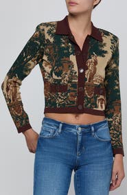 L'AGENCE Osiris Jacquard Knit Jacket