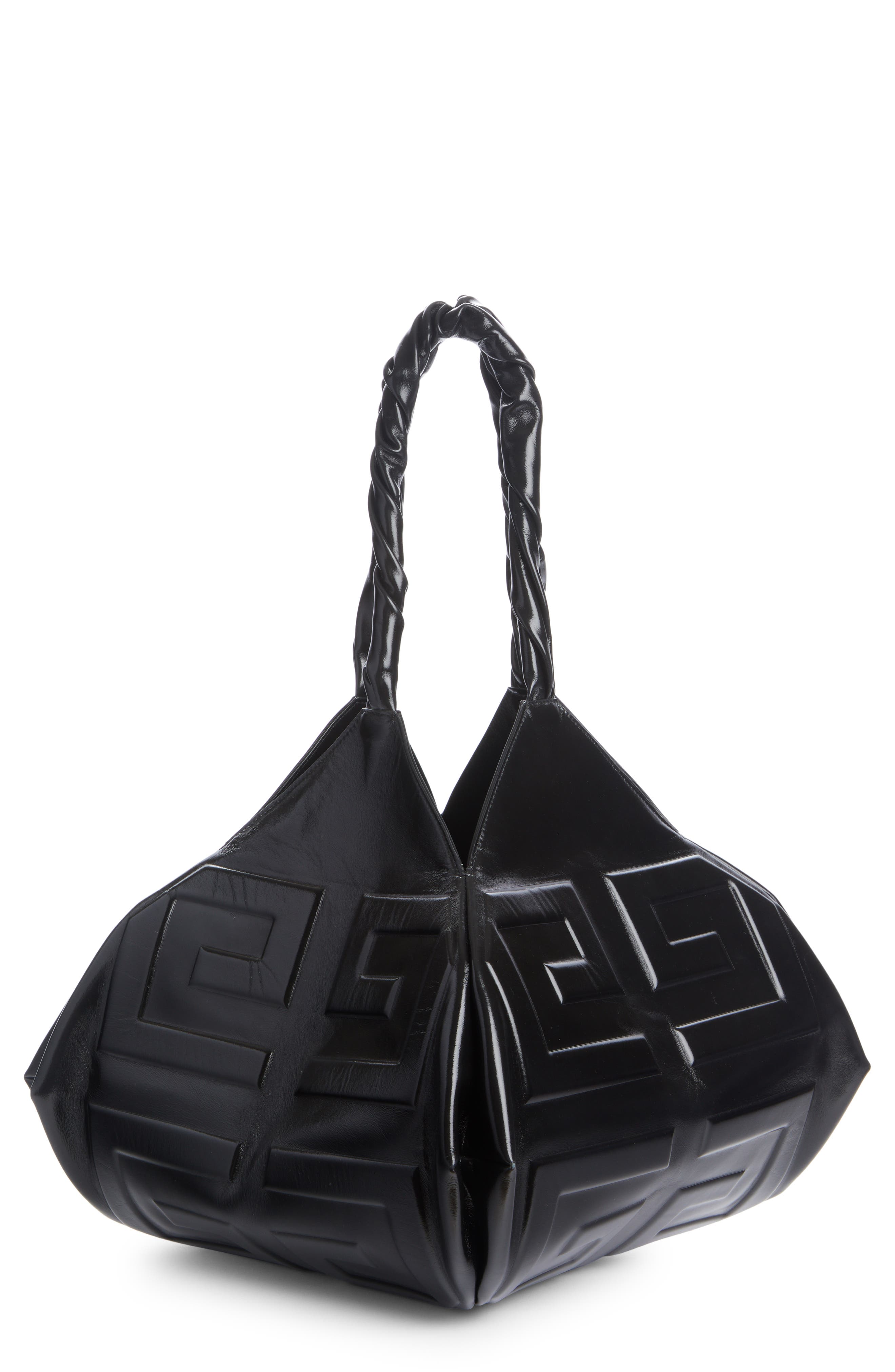 Givenchy Large Balle 4G Logo Leather Tote, Main, color, 