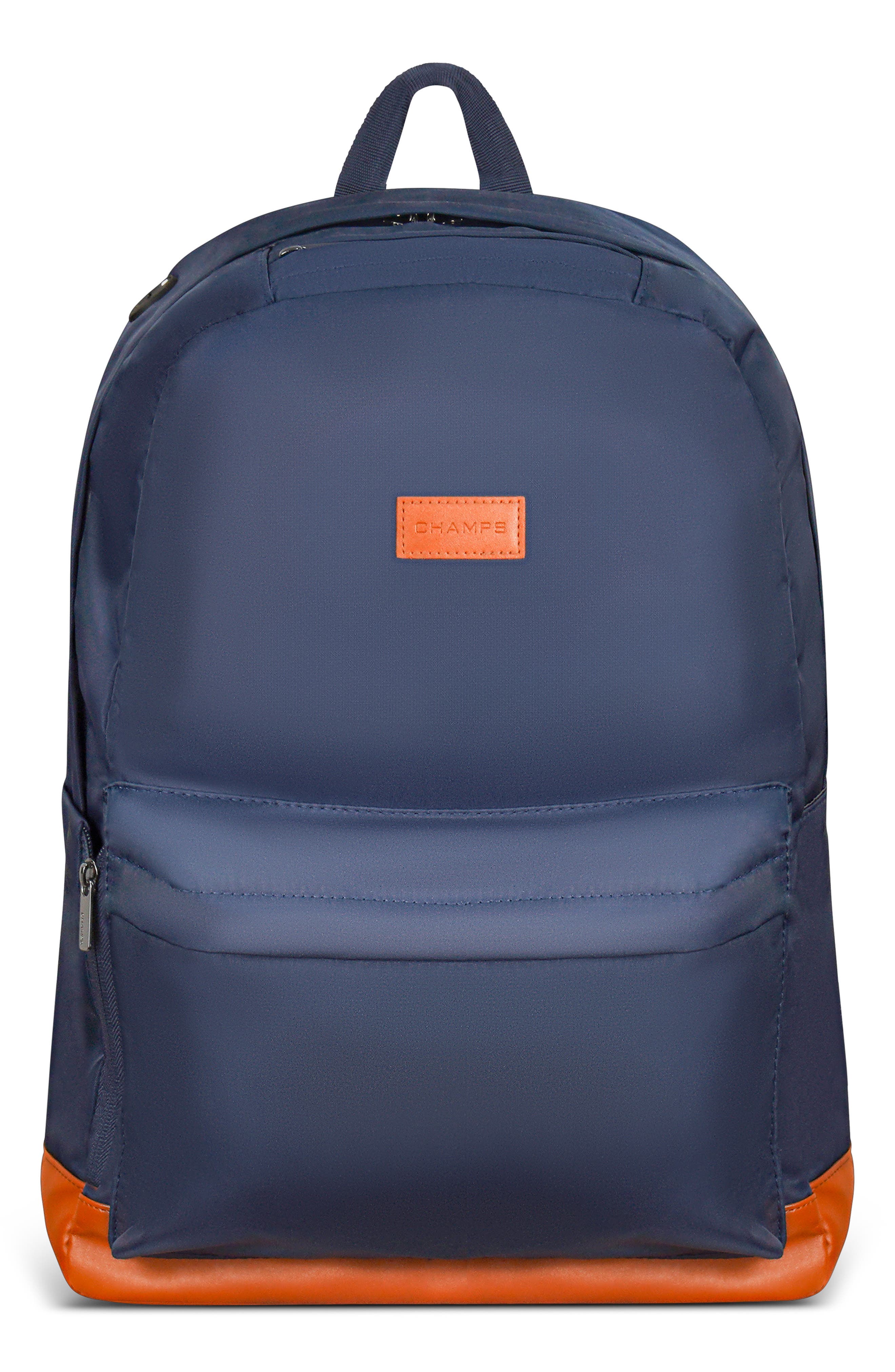 CHAMPS Water Resistant Nylon Backpack