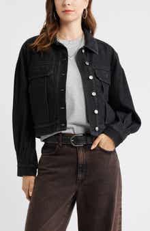 Pintucked Denim Jacket