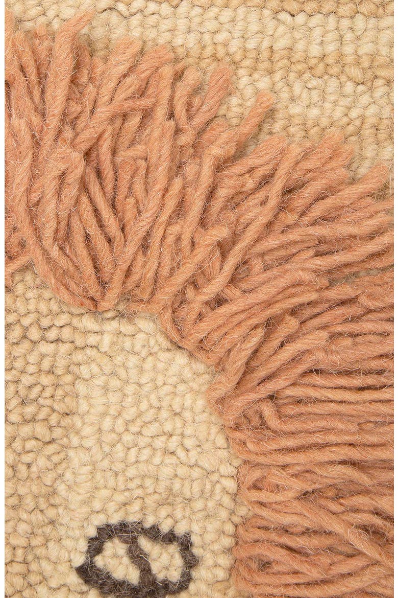 Safari Animal Accent Rug, Alternate, color, BROWN LION
