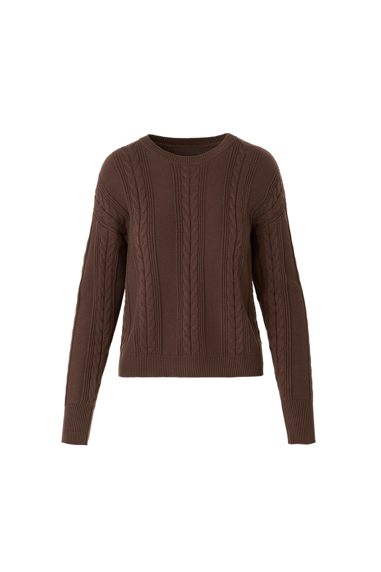 Fanny Sweater, Alternate, color, Brown