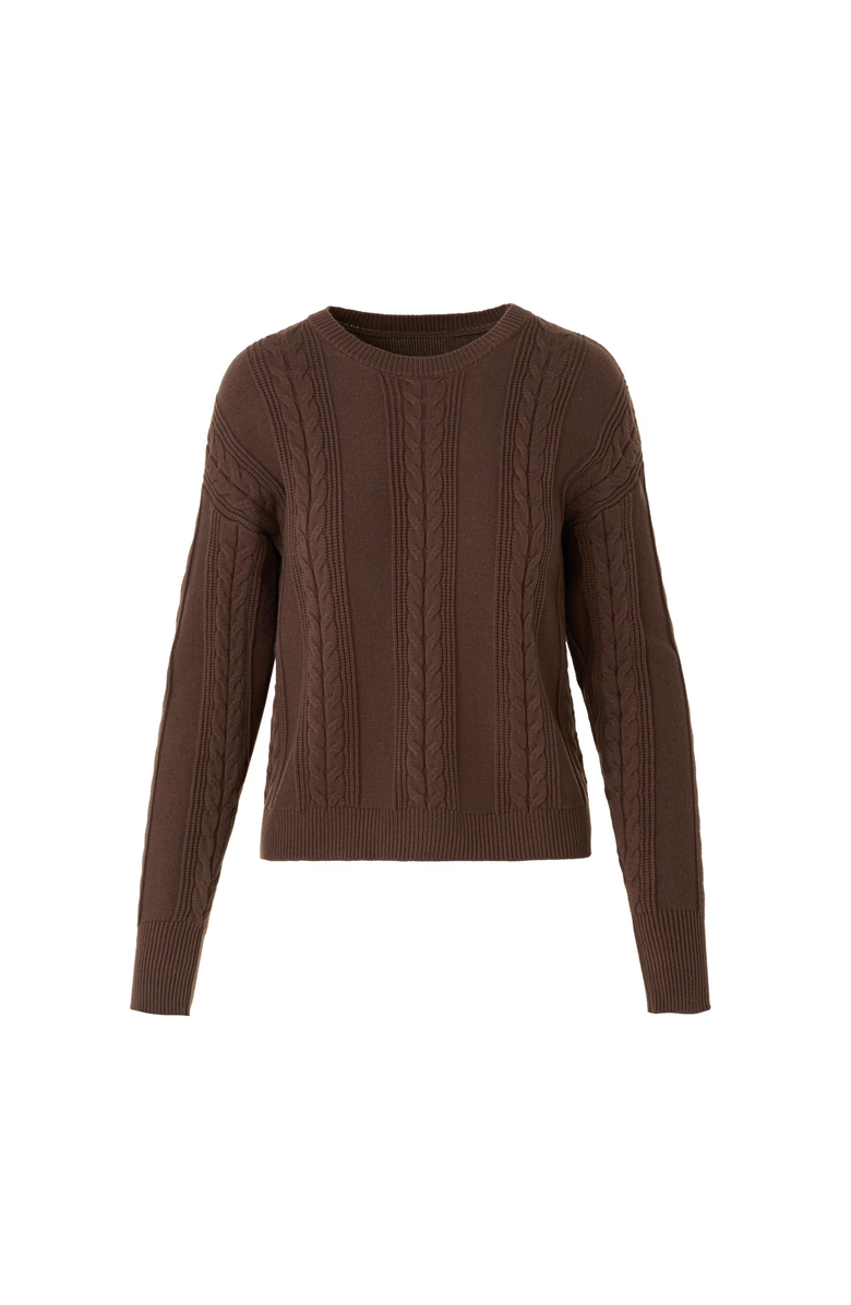 By Tess Collection Fanny Sweater, Alternate, color, Brown