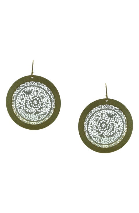 Ring Around the Rose Drop Earrings