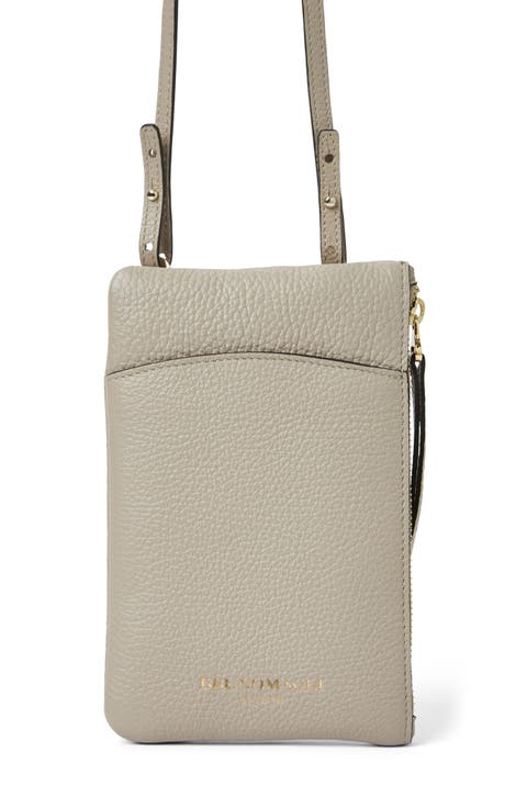 Serena Leather Zip Pouch Lanyard