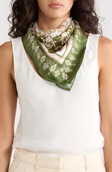 Ted Baker London Printed Silk Square Scarf